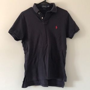 Short Sleeve Blue Polo
